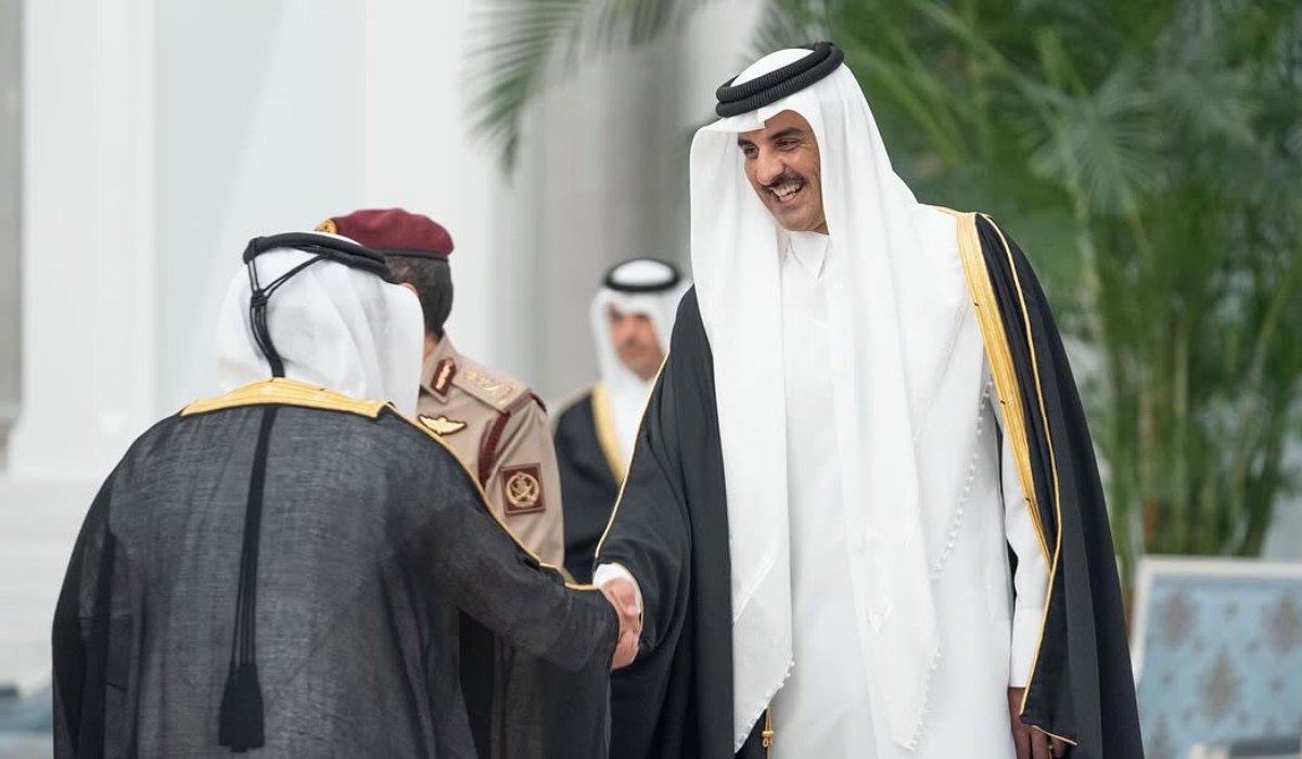 HH the Amir Receives Well Wishers on Advent of Ramadan